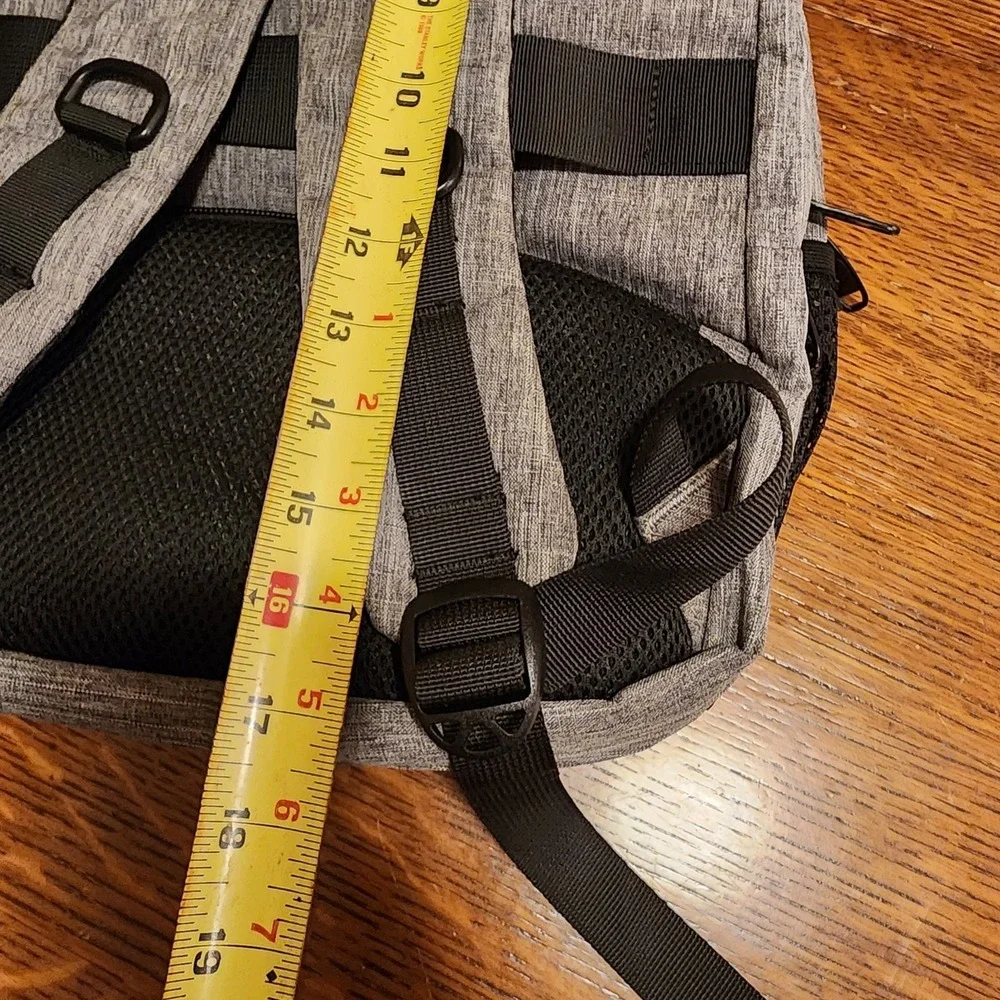 MATEIN Grey Anti Theft Slim Travel Laptop Backpack With USB Charging‎ Port